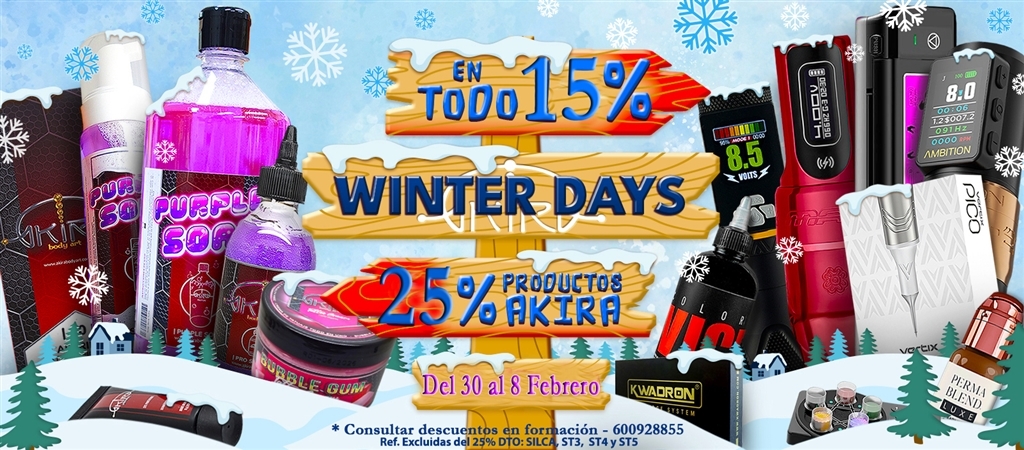 WINTER DAYS!! DEL 30 de Enero hasta el 8 de Febrero